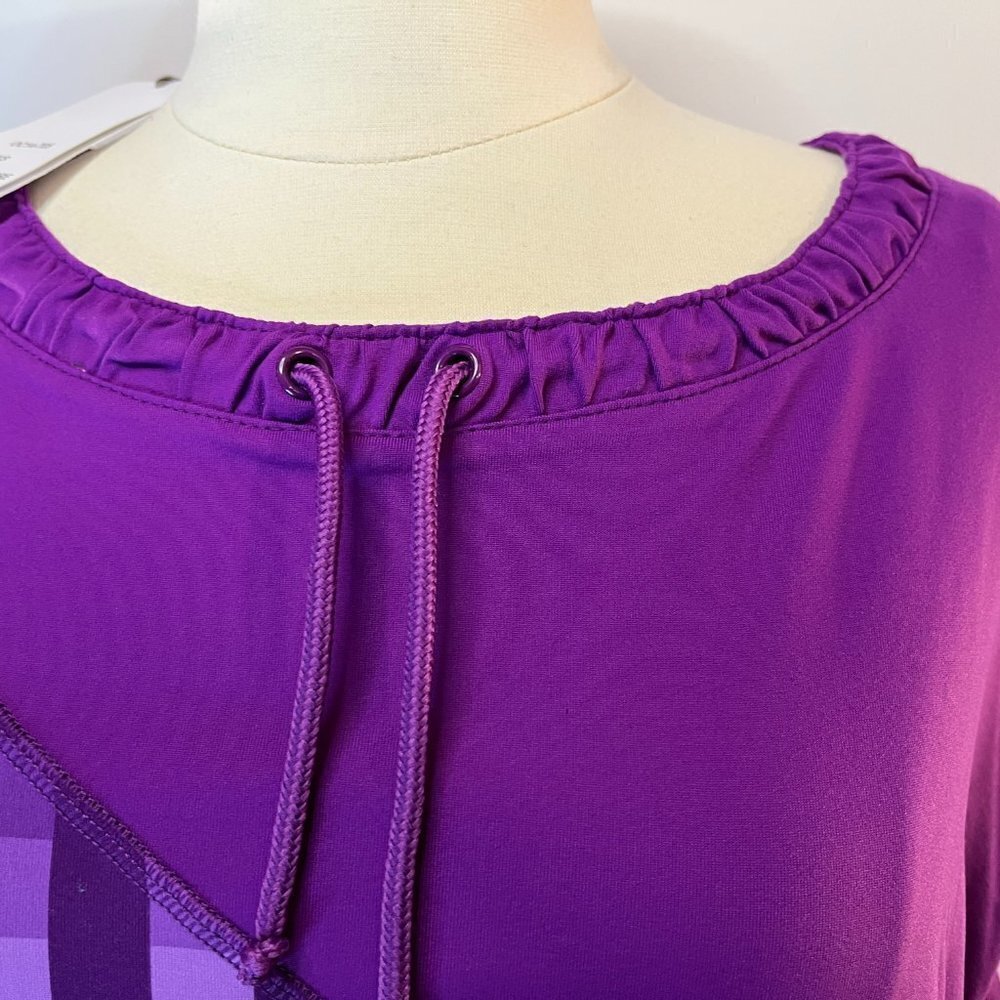 x by Gottex Women's Murrbury Ombre Activewear Nylon Top - NWT - Picture 3 of 8